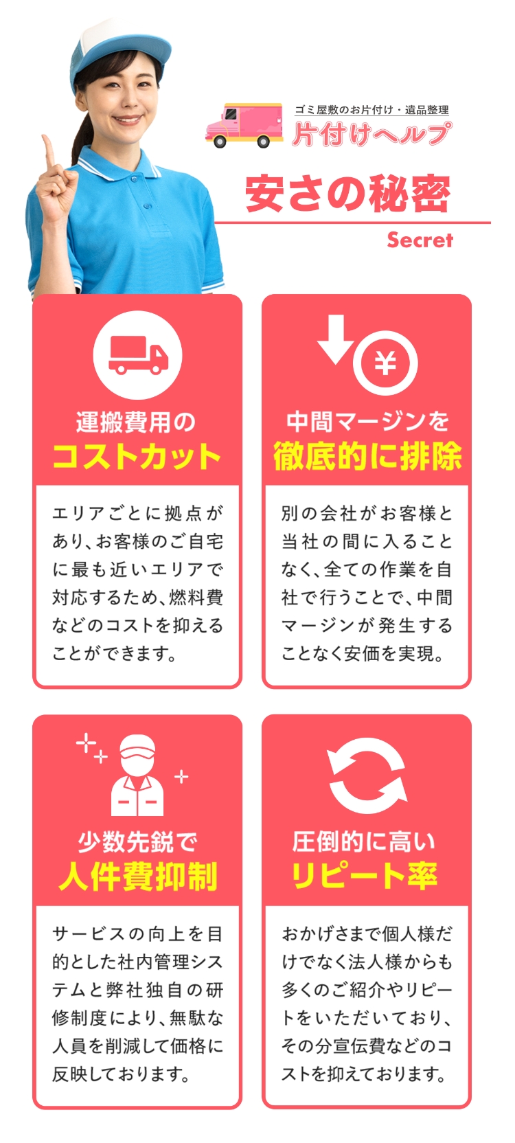 安さの秘密